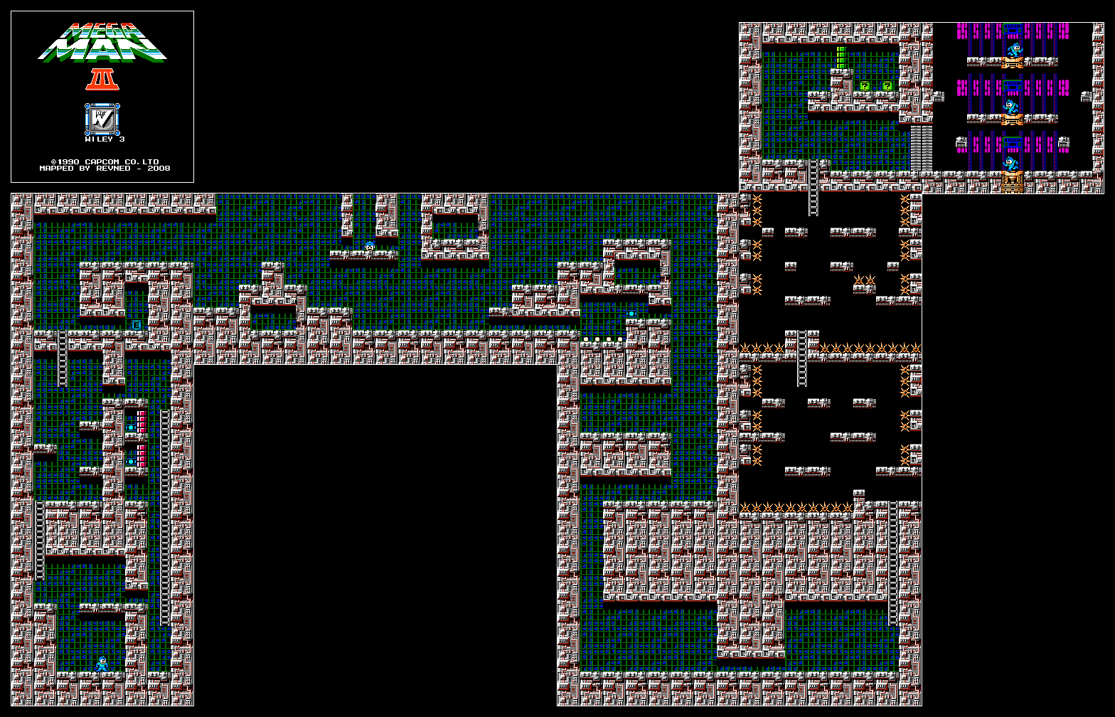 Mega Man III - Revned's Video Game Maps