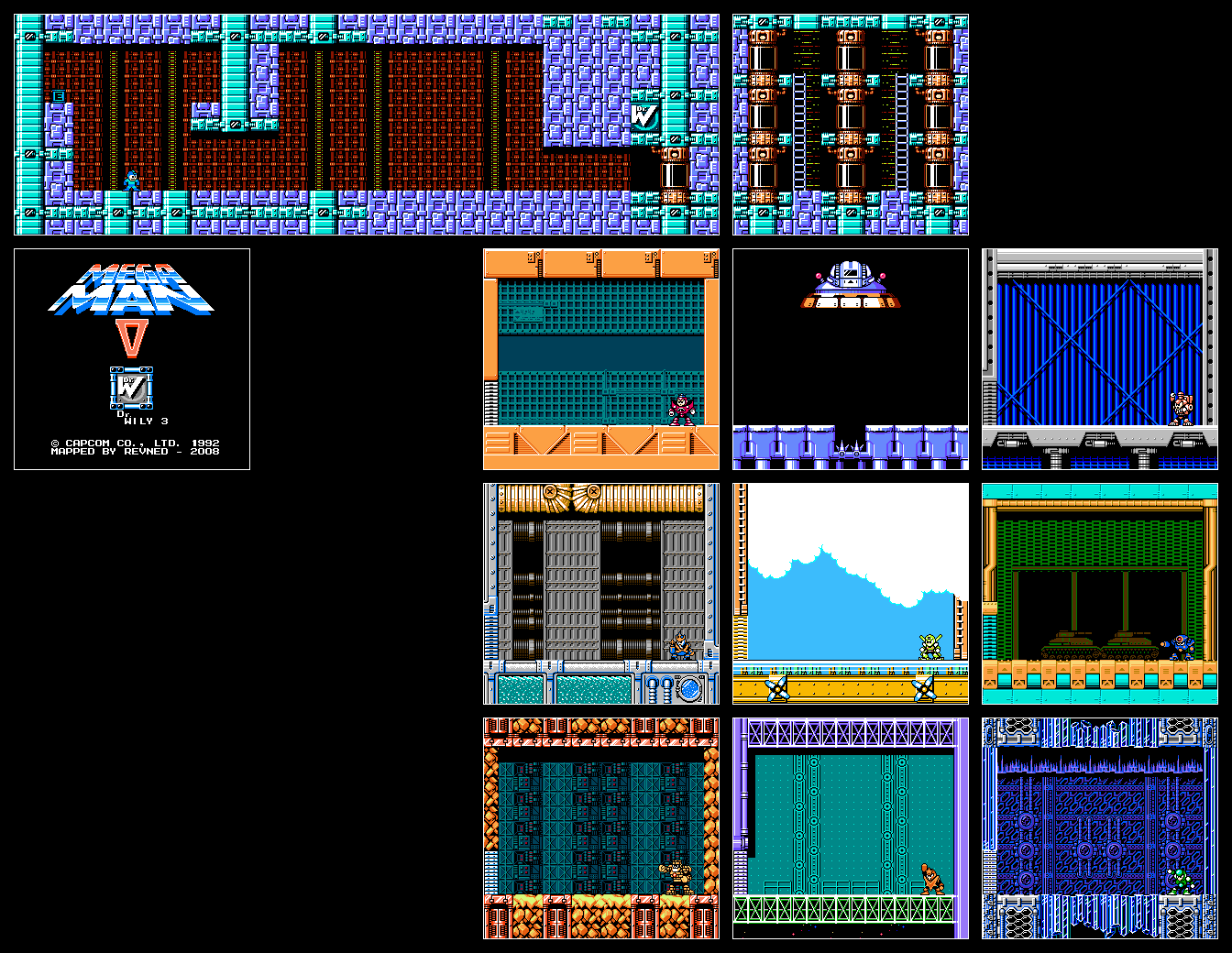 Mega Man V - Revned's Video Game Maps