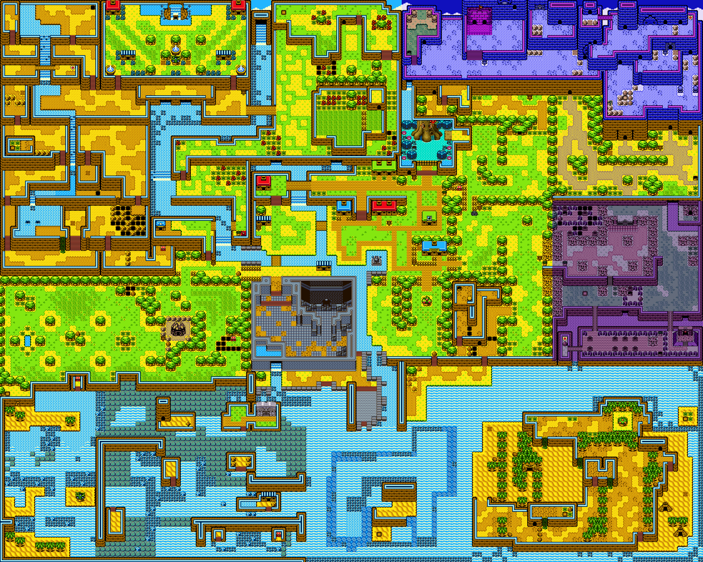 The Legend Of Zelda Oracle Of Ages Revned S Video Game Maps